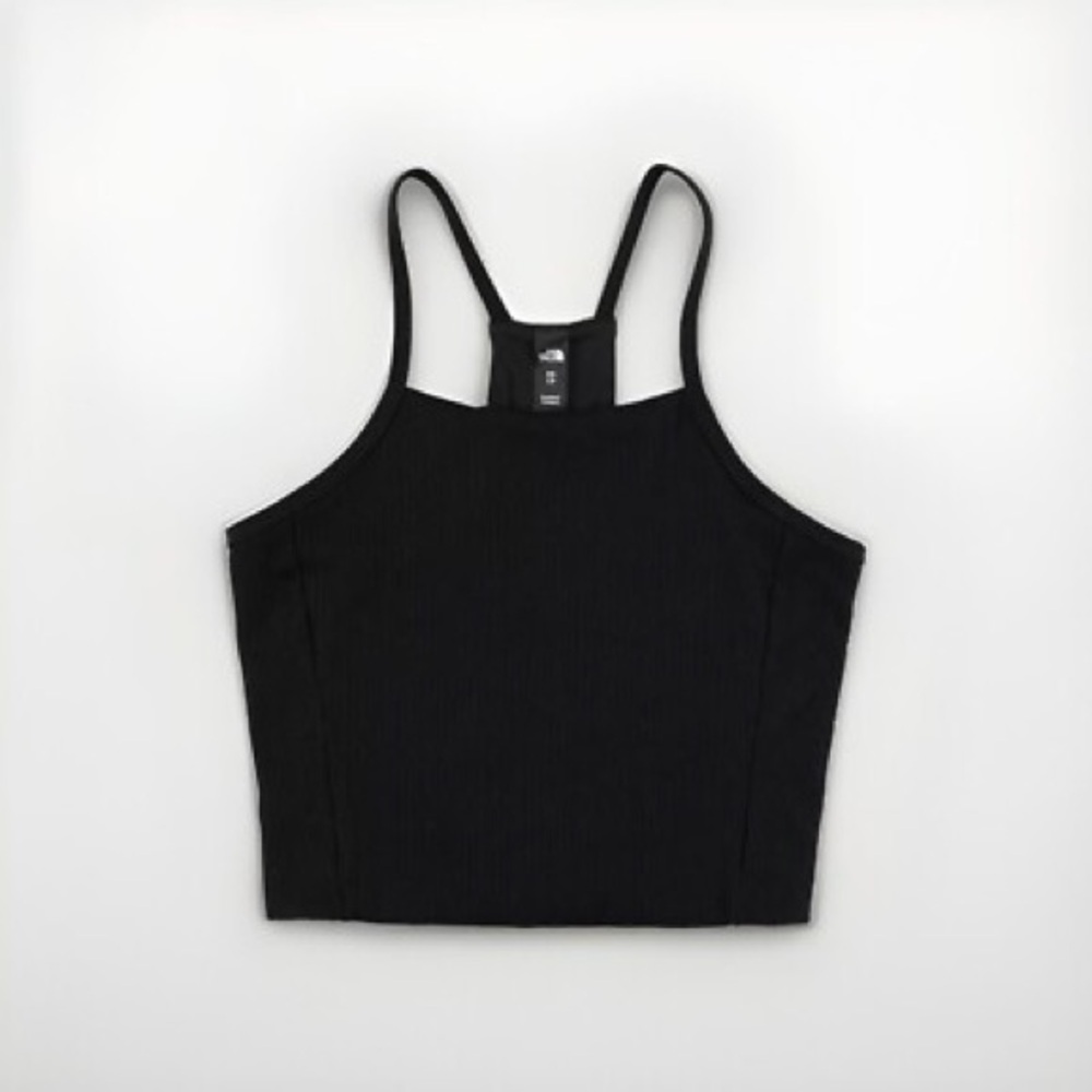 The North Face Black Fitted Crop Tank Top